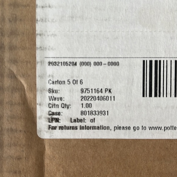 NWT! Pottery Barn Kids - Navy Linen Cordless Blackout Shades 36” wide - Picture 7 of 7